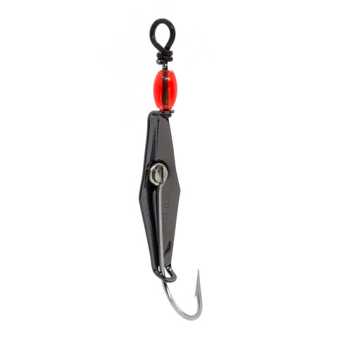 Black Chrome Clarkspoon with stainless steel fishing hook