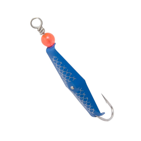 Size 0 Clarkspoon - Blue/Fish Scale - Clarkspoon Fishing Lures