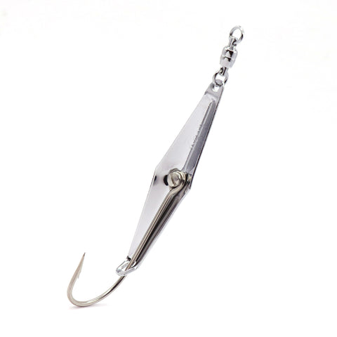 1 Spoon-Squid w/ Ball Bearing Swivel - 5 Pack - Clarkspoon Fishing Lures