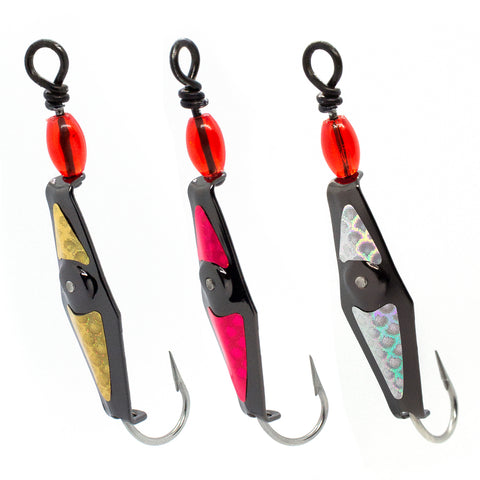 Clarkspoon Black Chrome 3-Pack - 00RBMB-3PK - Clarkspoon Fishing Lures