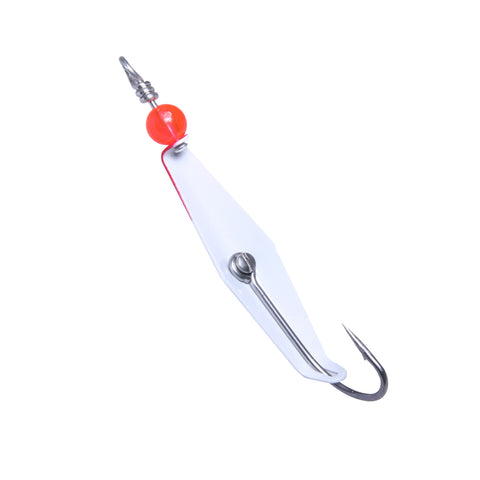 Size 0 Clarkspoon - Red/White - Clarkspoon Fishing Lures