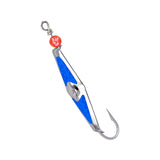 Flashspoon - Silver Clarkspoon with Blue Flash Tape - 3 Sizes - Clarkspoon Fishing Lures