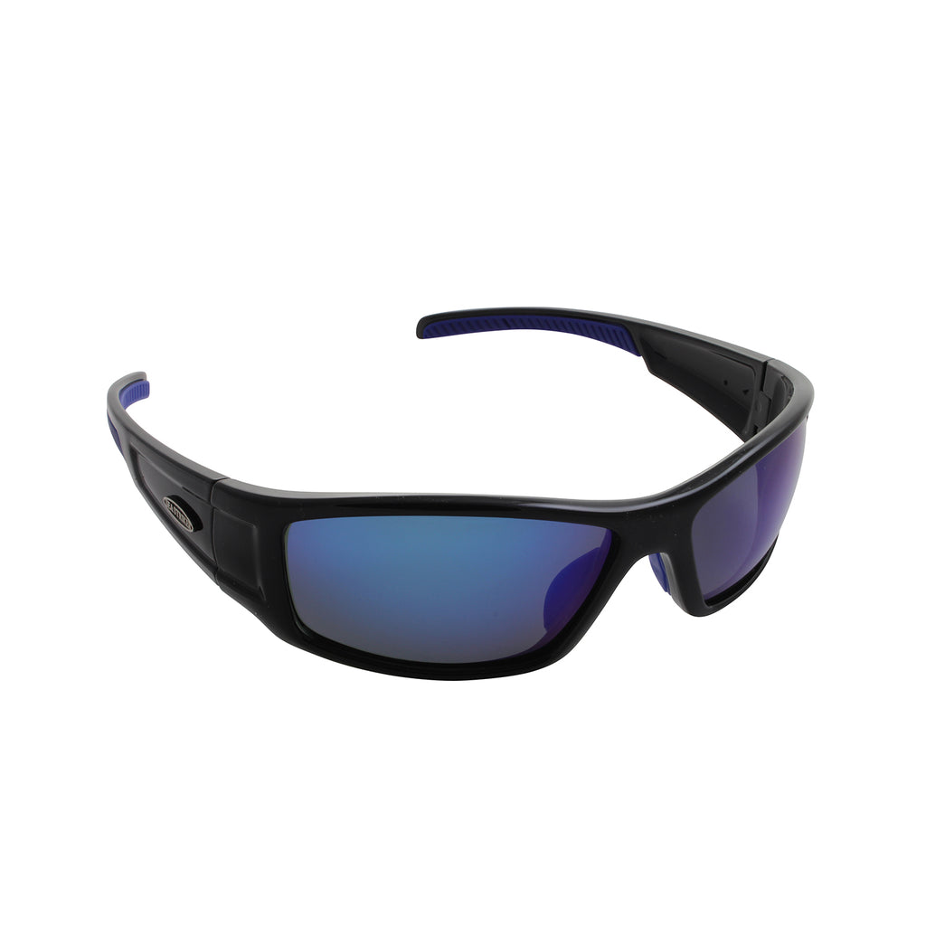 Sea Striker 285 Sea Star Sunglasses Black Frame/Blu Mirror Polarized, Other