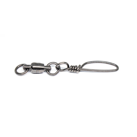 Stainless Steel Ball Bearing 2-Ring Snap Swivel - Multiple Sizes - Clarkspoon Fishing Lures