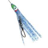 Clarkspoon 8" Mini Spreader Bar - Rigged w/ Blue Skirts and 0-RBMS Clarkspoon - Clarkspoon Fishing Lures