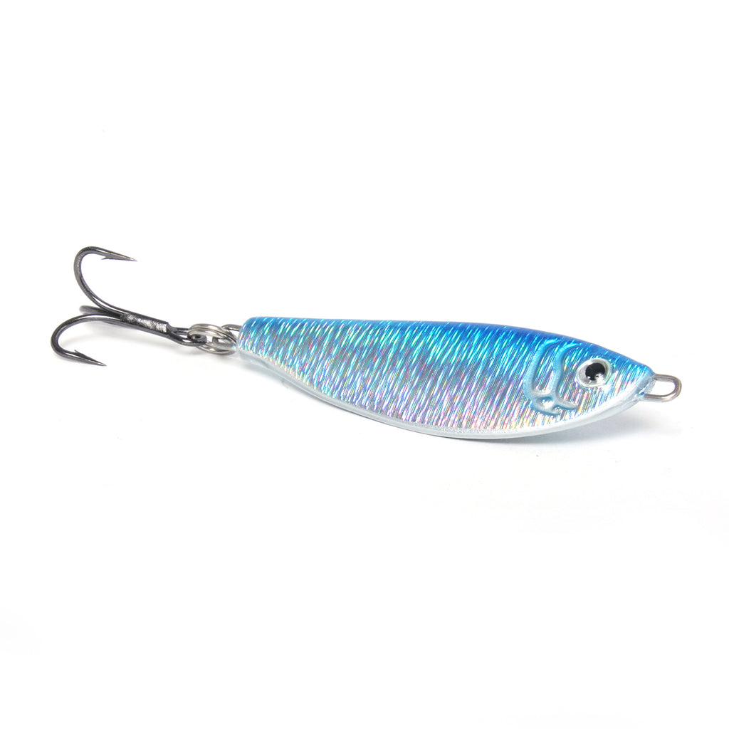 Shad Jig - Blue/Silver - Available in 4 Sizes, Clarkspoon