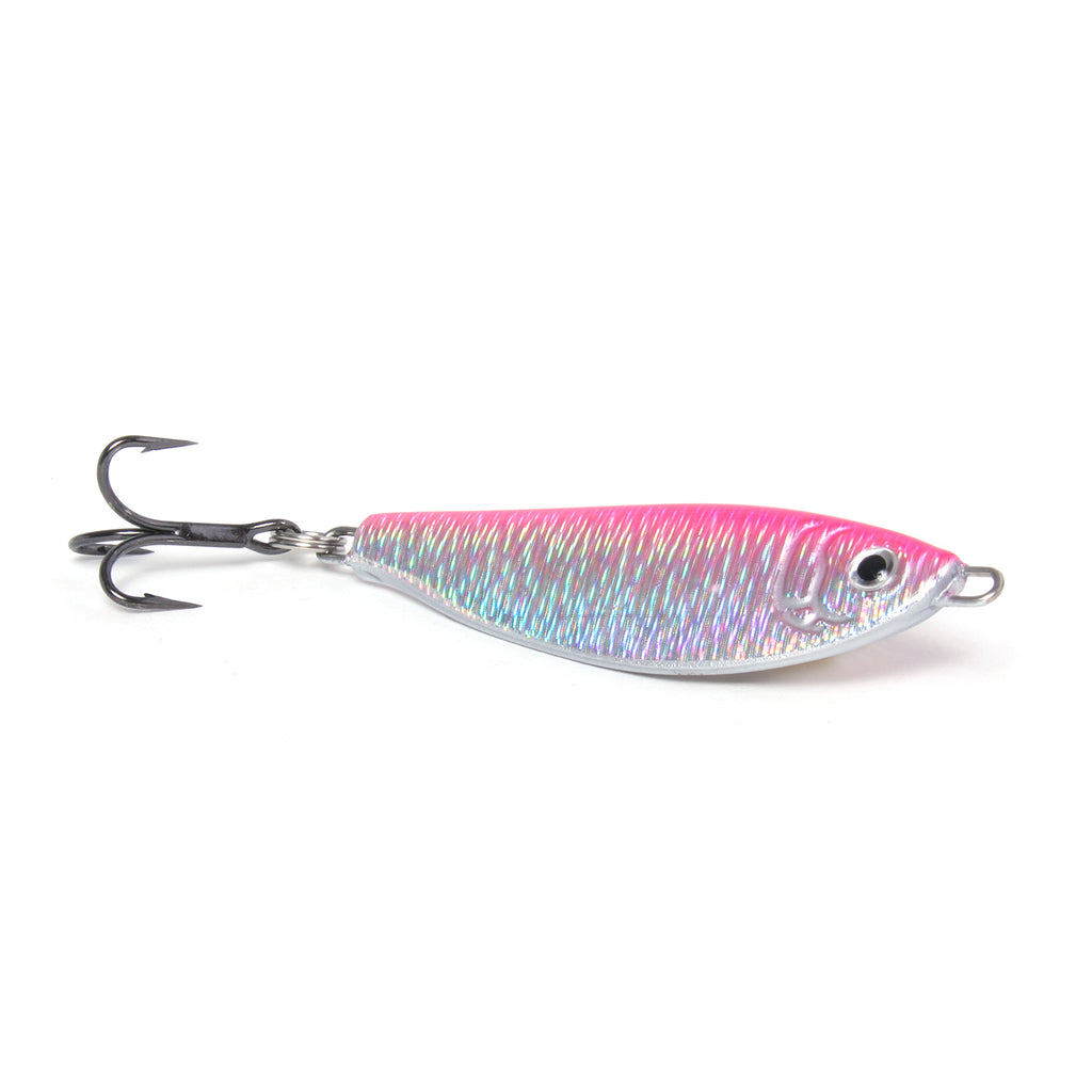 Shad Jig - Pink/Silver - Available in 4 Sizes