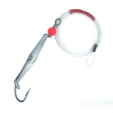 Clarkspoon 8" Mini Spreader Bar - Rigged w/ Clear Silver Flake Skirts and 0-RBMS Clarkspoon - Clarkspoon Fishing Lures