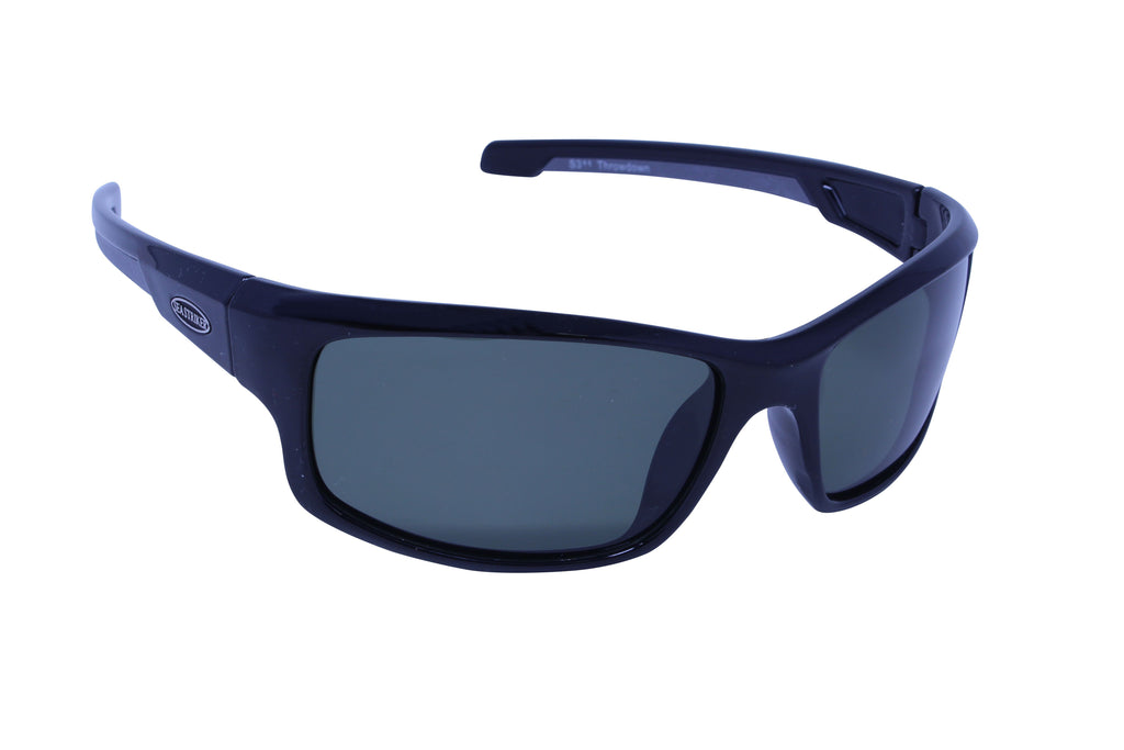 Sea Striker Thresher Sunglasses - 0272 - Black Blue Frame / Grey Lens, Clarkspoon