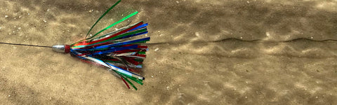 Clarkspoon mackerel duster rig in water