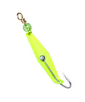 Size 0 Clarkspoon - Chartreuse - Clarkspoon Fishing Lures