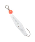 Size 0 Clarkspoon - White/Fish Scale - Clarkspoon Fishing Lures