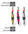 Size 0 Black Chrome Clarkspoon three pack size chart
