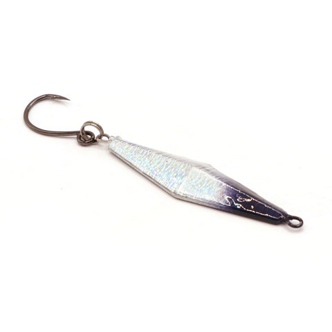 casting metal spoon fishing lure Clarkspoon 1927 Diamond Jig in Silver and Black