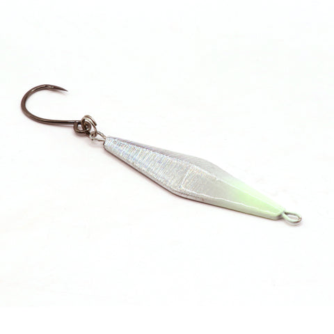 1927 Diamond Jig - Glow/Silver - Clarkspoon Fishing Lures