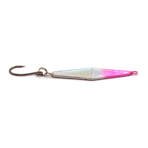 1927 Diamond Jig - Pink/Silver - Clarkspoon Fishing Lures