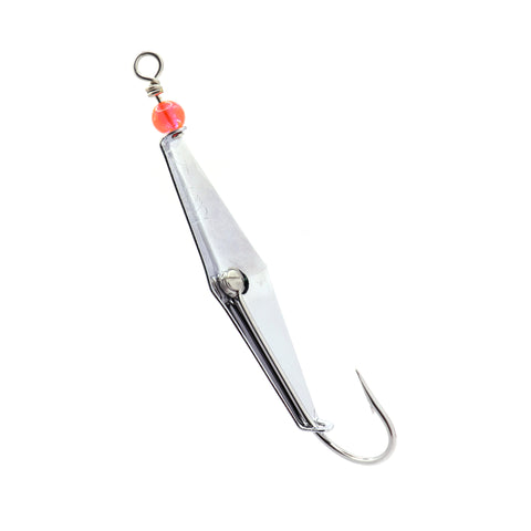 Size 2 Clarkspoon with red bead and stainless steel hook
