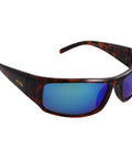 Sea Striker Thresher Sunglasses - 0282 - Tortoise Frame / Blue Mirror Lens - Clarkspoon Fishing Lures