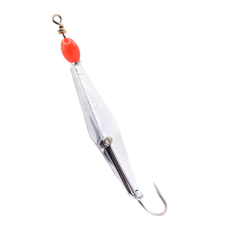 Size 4 Clarkspoon with red bead and stainless steel hook