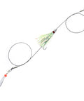 Mackerel rig with chartreuse fishing duster