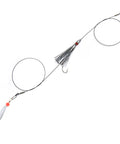 Mackerel rig with silver fishing duster