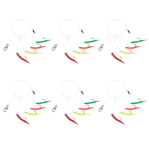 Mackerel Tree Rig - MTR - RIG ONLY - 6 PACK - Clarkspoon Fishing Lures