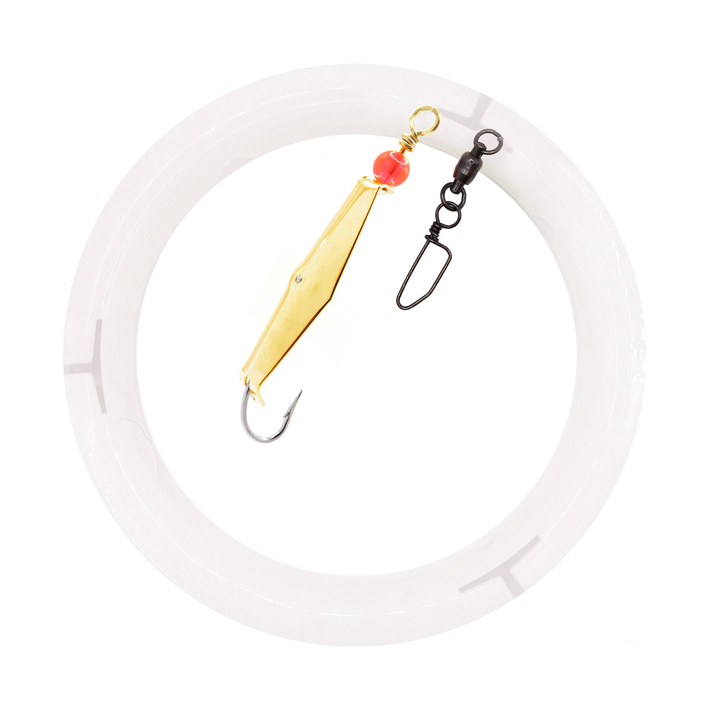 ★極上本花梨 ★スピニングタイプ　ボロンハンドル　トラウト用lure J147 Rigged Clarkspoon Size 0 Gold | Saltwater Trolling Spoon