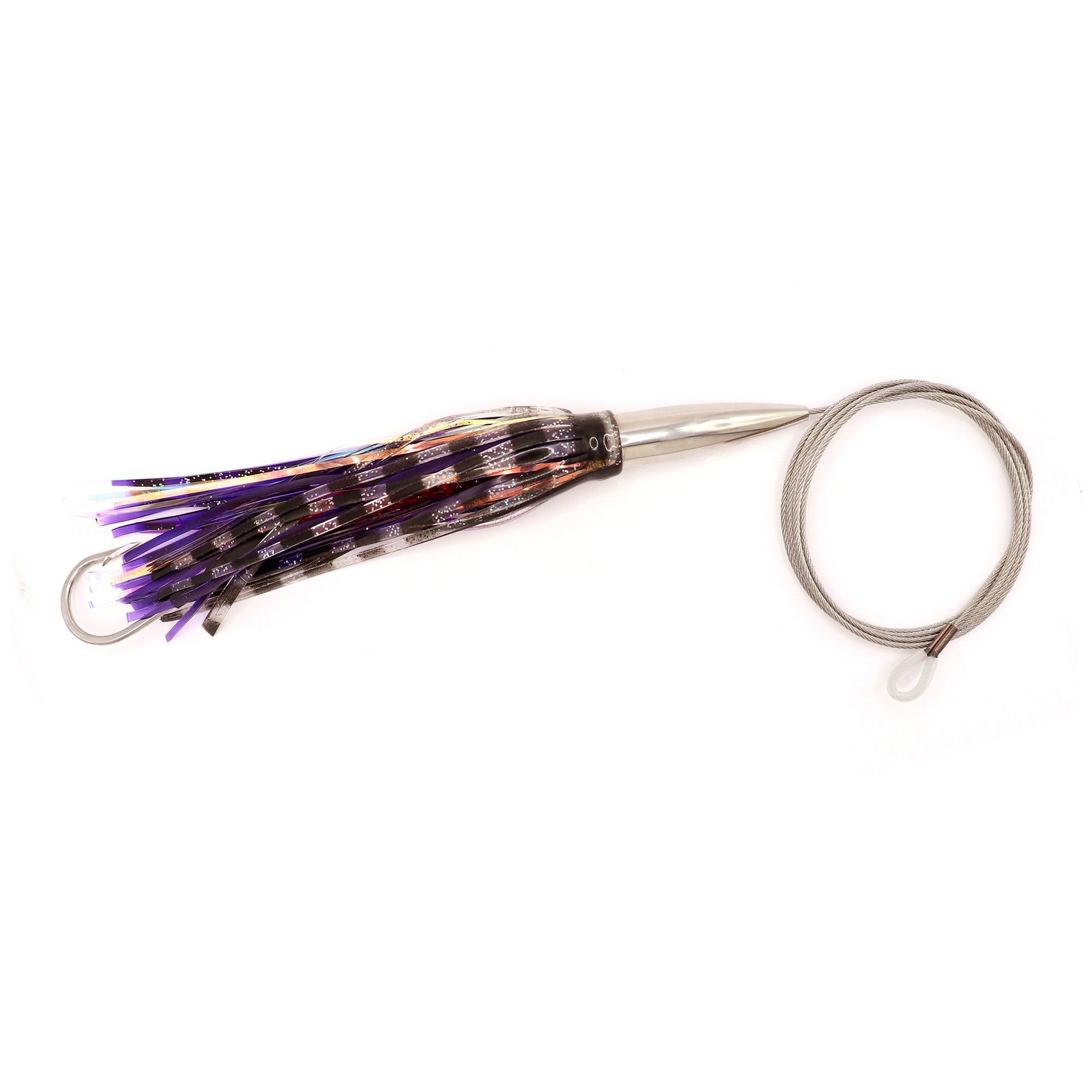 fishing feather rig trolling bullet weighted head lure Rigged Wahoo so you鈥檙e always prepared Lucky_Jade YakAttack CellBlok Battery Box Size:1/16oz. - #2 (5/pk)