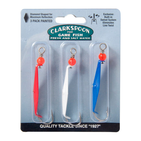 Clarkspoon Patriot Pack - Red, White, and Blue - Clarkspoon Fishing Lures