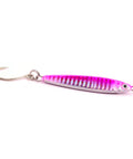 Stick Jig with In-Line Single Hook - Pink/Silver - 2 Sizes - Clarkspoon Fishing Lures