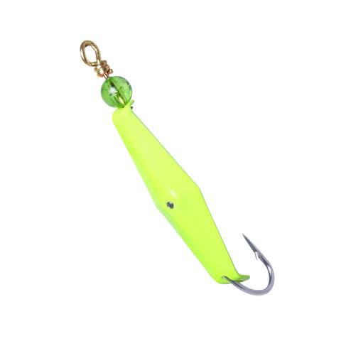 Size 0 Clarkspoon - Chartreuse - Clarkspoon Fishing Lures