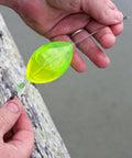 Bubble Buster Rig - Size 0 Weighted Clarkspoon and Chartreuse Float - Clarkspoon Fishing Lures
