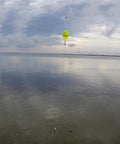 Bubble Buster Rig - Size 0 Weighted Clarkspoon and Chartreuse Float - Clarkspoon Fishing Lures