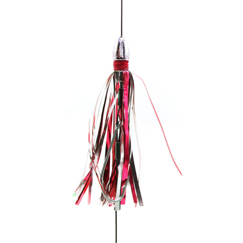 Mackerel Duster Rig - Red & Silver
