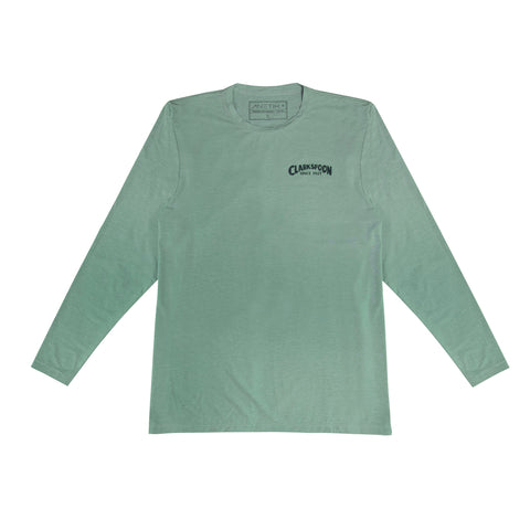Clarkspoon Anetik performance shirt in green