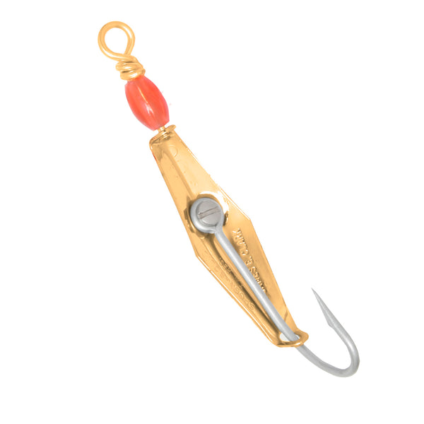 Bird Rig with White Bird and Gold Spoon BRW-0RBMG, Clarkspoon