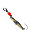 Black Chrome Clarkspoon with Gold Flash Tape - 3 Sizes - Clarkspoon Fishing Lures