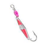 Flashspoon - Silver Clarkspoon with Pink Flash Tape - 4 Sizes - Clarkspoon Fishing Lures