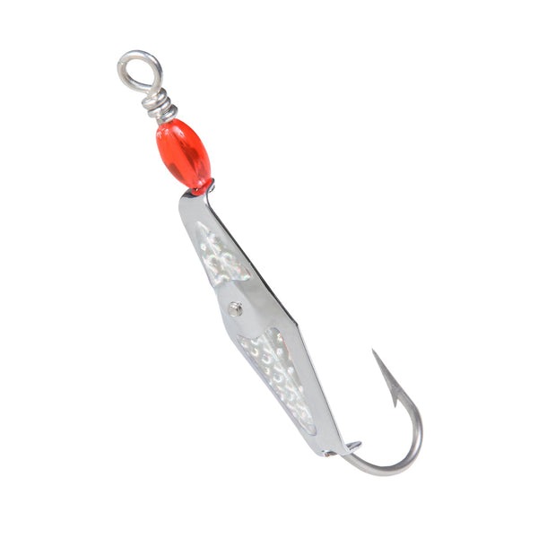 Flashspoon - Silver Clarkspoon with Silver Flash Tape - 4 Sizes - Clarkspoon Fishing Lures