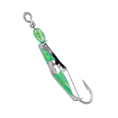 Flashspoon - Silver Clarkspoon with Green Flash Tape - 2 Sizes