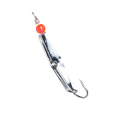 0RBM-SS/BLU - Clarkspoon size 0 - Chrome/Blue - Hammer Scale Finish - Clarkspoon Fishing Lures