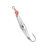 Flashspoon - Silver Clarkspoon with Silver Flash Tape - 4 Sizes - Clarkspoon Fishing Lures