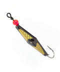 Black Chrome Clarkspoon with Gold Flash Tape - 3 Sizes - Clarkspoon Fishing Lures