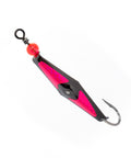 Black Chrome Clarkspoon with Pink Flash Tape - 3 Sizes - Clarkspoon Fishing Lures