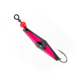 Black Chrome Clarkspoon with Pink Flash Tape - 3 Sizes - Clarkspoon Fishing Lures