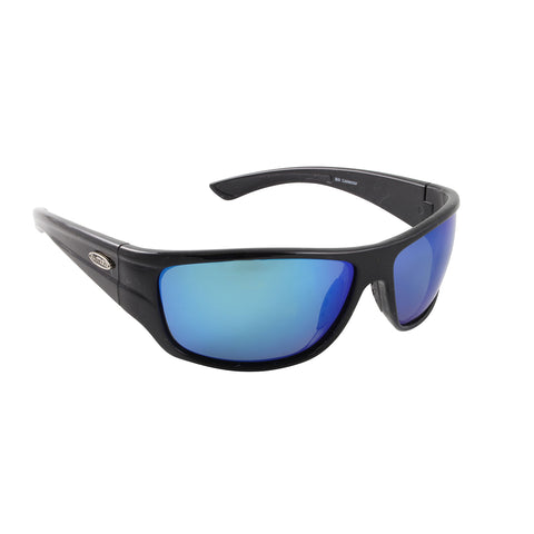 Sea Striker Thresher Sunglasses - 0272 - Black Blue Frame / Grey Lens, Clarkspoon