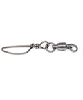 Stainless Steel Ball Bearing 2-Ring Snap Swivel - Multiple Sizes - Clarkspoon Fishing Lures