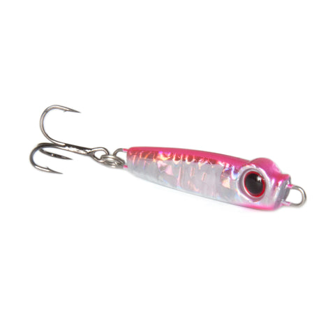 Big Eye Jig 1oz - Pink/Silver - BEJ1-PNK/SIL - Clarkspoon Fishing Lures