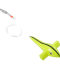Bird Rig with Chartreuse Bird and Gold Spoon BRC-00RBMG - Clarkspoon Fishing Lures