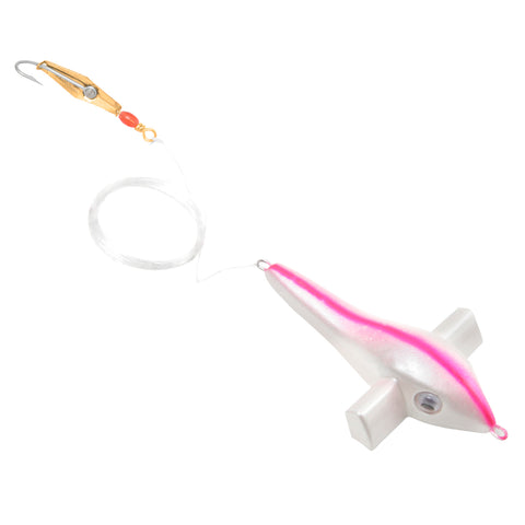 Bird Rig with White Bird and Gold Spoon BRW-00RBMG - Clarkspoon Fishing Lures